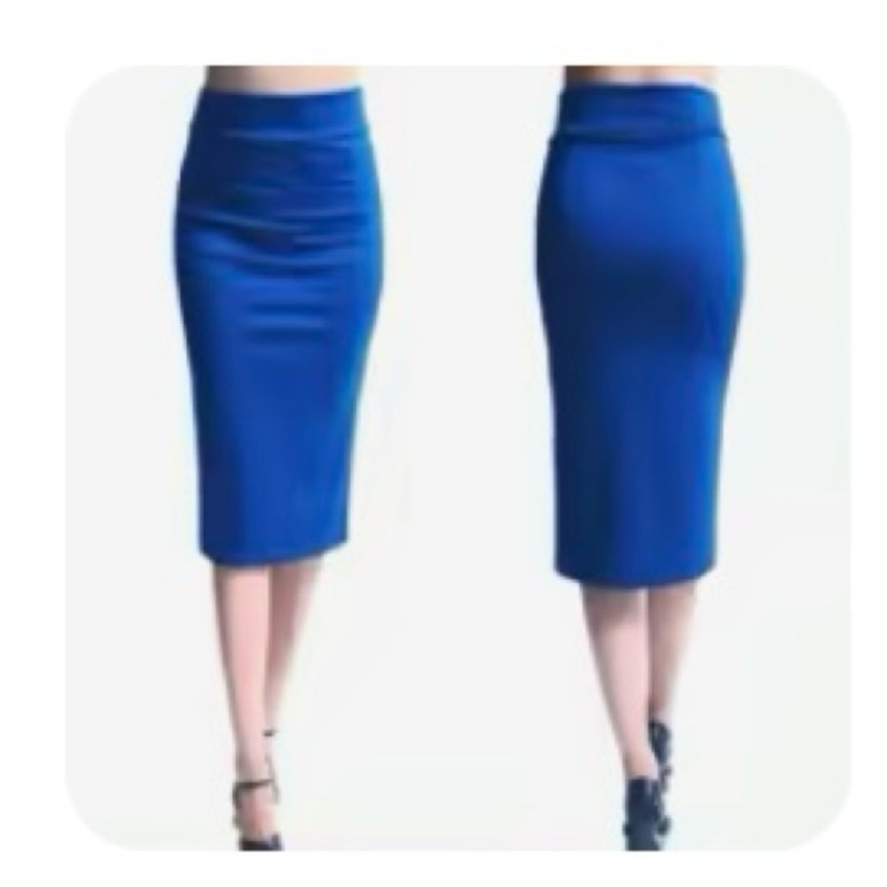 Blue skirt